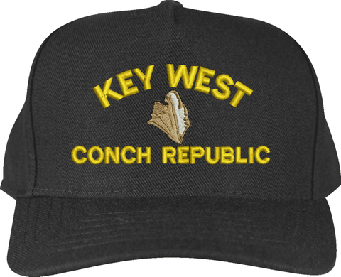 Conch Republic Custom Embroidered Cap