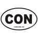 Concord New Hampshire Oval Decal