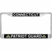 Connecticut Patriot Guard Automobile License Plate Frame