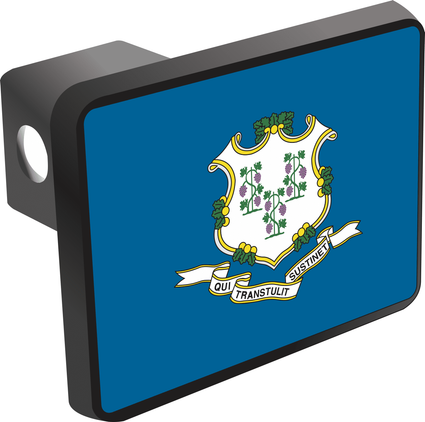 Connecticut State Flag Hitch Cover