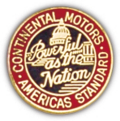 Continental Motors 3/4" Lapel Pin