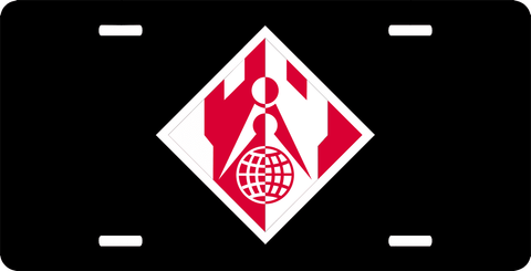 Corps of Engineers Command Unit Crest License Plate