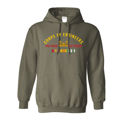 Corps of Engineers Vietnam Veteran Hooded Sweatshirt