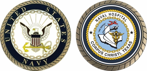 Corpus Christi Naval Hospital Challenge Coin