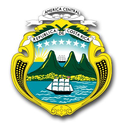 Costa Rica Coats Of Arms Decal