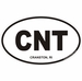 Cranston Rhode Island Oval Decal