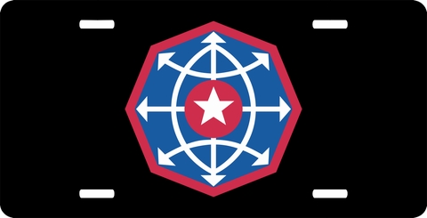 Criminal Investigation Command License Plate