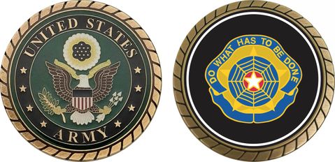 U.S. Army Criminal Investigation Command Unit Crest Challenge Coin