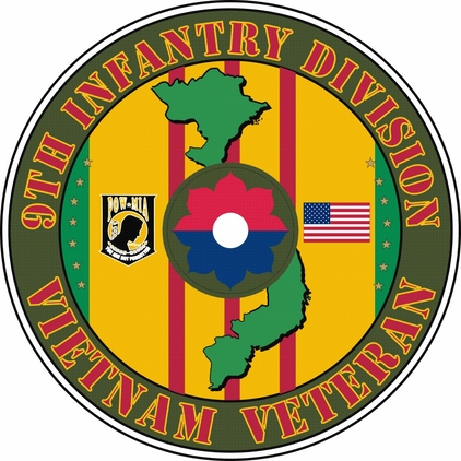Custom 9th Infantry Division Vietnam Veteran Decal Sticker