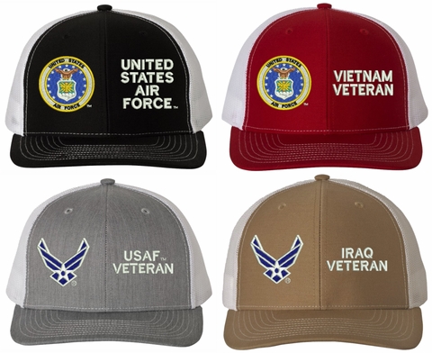 Custom Air Force Split Cap (Made in America)