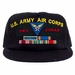 Custom Army Air Corps Cap Embroidered with Service Ribbons