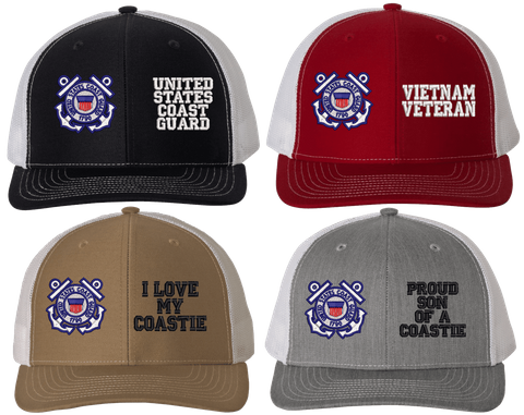 Custom Coast Guard Split Cap (Made in America)