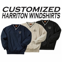 Custom Embroidered Military Harriton Windshirt Thumbnail Illustration