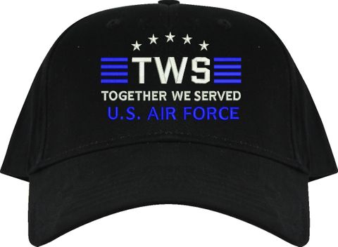 Custom Embroidered Together We Served U.S. Air Force Imported Cotton Twill Cap