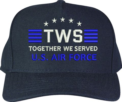 Custom Embroidered Together We Served U.S. Air Force Made in the USA Cap