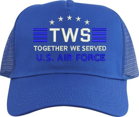Custom Embroidered Together We Served U.S. Air Force Mesh Back Cap