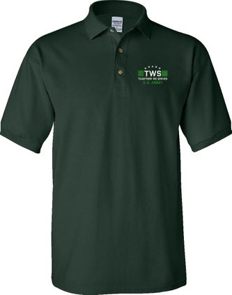 Custom Embroidered Together We Served U.S. Army Polo