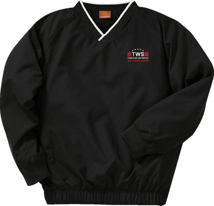 Custom Embroidered Together We Served U.S. Coast Guard Harriton Windshirt