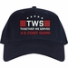 Custom Embroidered Together We Served U.S. Coast Guard Imported Cotton Twill Cap