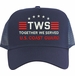 Custom Embroidered Together We Served U.S. Coast Guard Mesh Back Cap