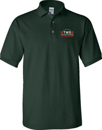 Custom Embroidered Together We Served U.S. Marine Corps Polo