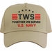 Custom Embroidered Together We Served U.S. Navy Mesh Back Cap