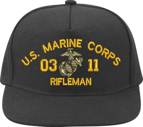 Custom Embroidered U.S. Marine Corps MOS Ball Caps