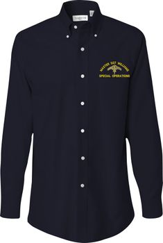 Custom Embroidered U.S. Marine Corps Oxford Shirt