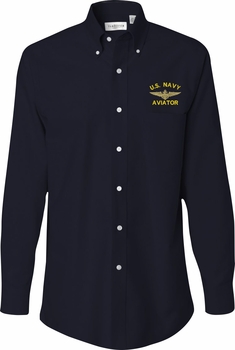 Custom Embroidered U.S. Navy Oxford Shirt