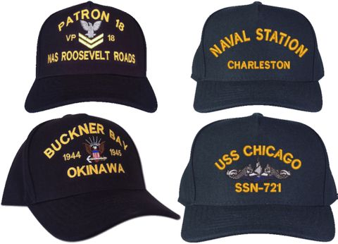 Custom Navy Insignia Ball Cap