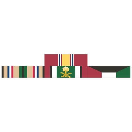 Custom Ribbon Stack Vinyl Decal