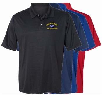 Custom U.S. Air Force Moisture Wicking Polo
