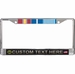 Custom U.S. Army Korea Ribbon Frame 3-Ribbon Stack License Plate Frame