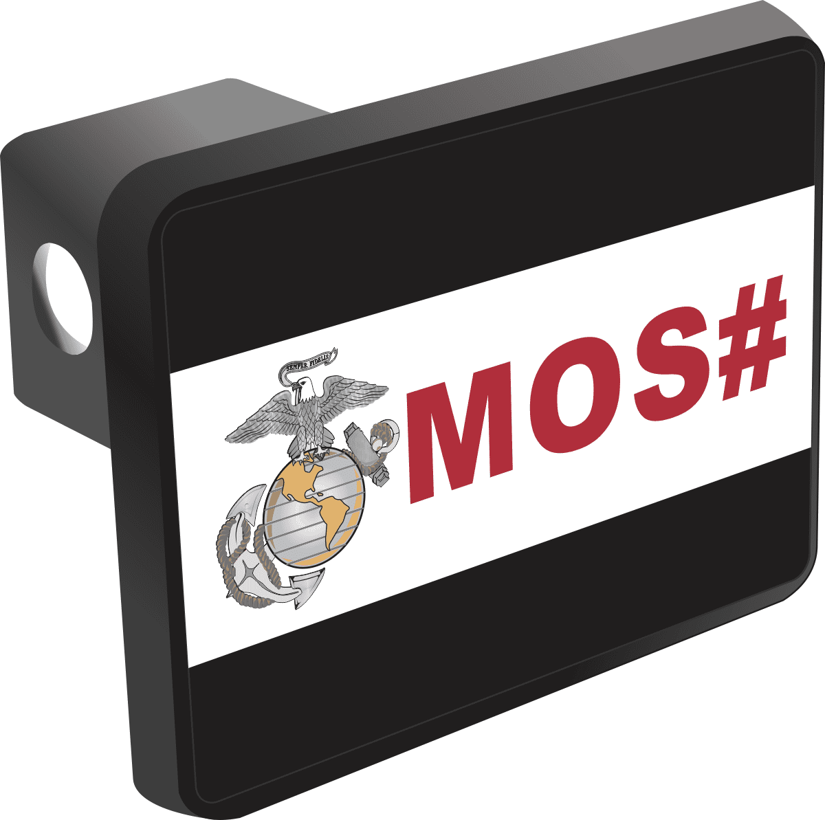 U.S. Marine Corps Custom MOS Number Hitch Cover