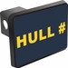 Custom U.S. Navy Hull Number Hitch Cover
