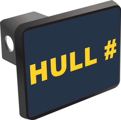 Custom U.S. Navy Hull Number Hitch Cover