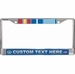 Custom USAF Korea Ribbon Frame 3-Ribbon Stack License Plate Frame