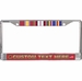 Custom USMC Afghanistan Ribbon Frame 3-Ribbon Stack License Plate Frame