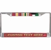 Custom USMC Desert Storm Ribbon Frame 3-Ribbon Stack License Plate Frame