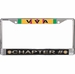 Custom VVA Chapter License Plate Frame