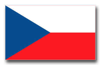 Czech Republic Flag Vinyl Transfer Decal
