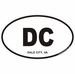 Dale City Virginia Oval Decal