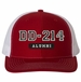 DD-214 Alumni Embroidered Mesh-Back Cap (Made in the USA)