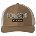 DD-214 Alumni Embroidered Mesh-Back Cap (Made in the USA)