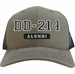 DD-214 Alumni Embroidered Mesh-Back Cap (Made in the USA)