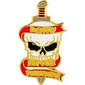 Death Before Dishonor Lapel Pin