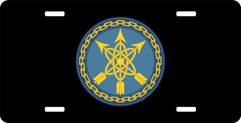 Defense Special Weapons Agency Unit Crest License Plate