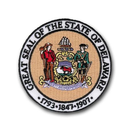 DELAWARE STATE SEAL PATCH