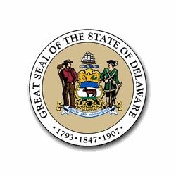 Delaware State Seal Vinyl Transfer Decal
