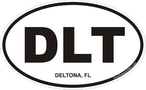 Deltona Florida Oval Decal